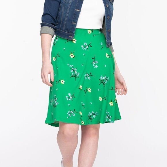 RICKI'S Floral Crepe A-Line Skirt Size Extra Small - Picture 1 of 8